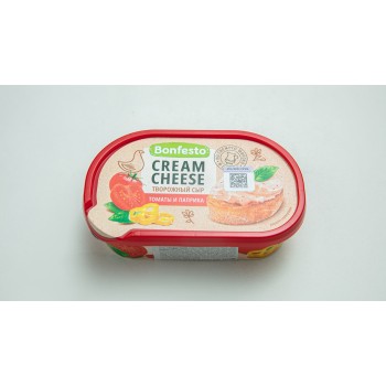 Soft cheese "Kremchiz" 65% with the addition of "Tomato and pepper" 140 g