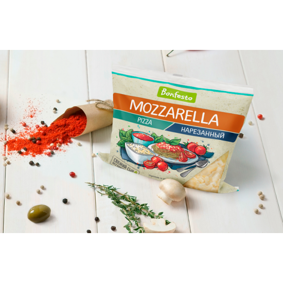 Pendir "Mozarella pizza" (doğranmış) 150 qr